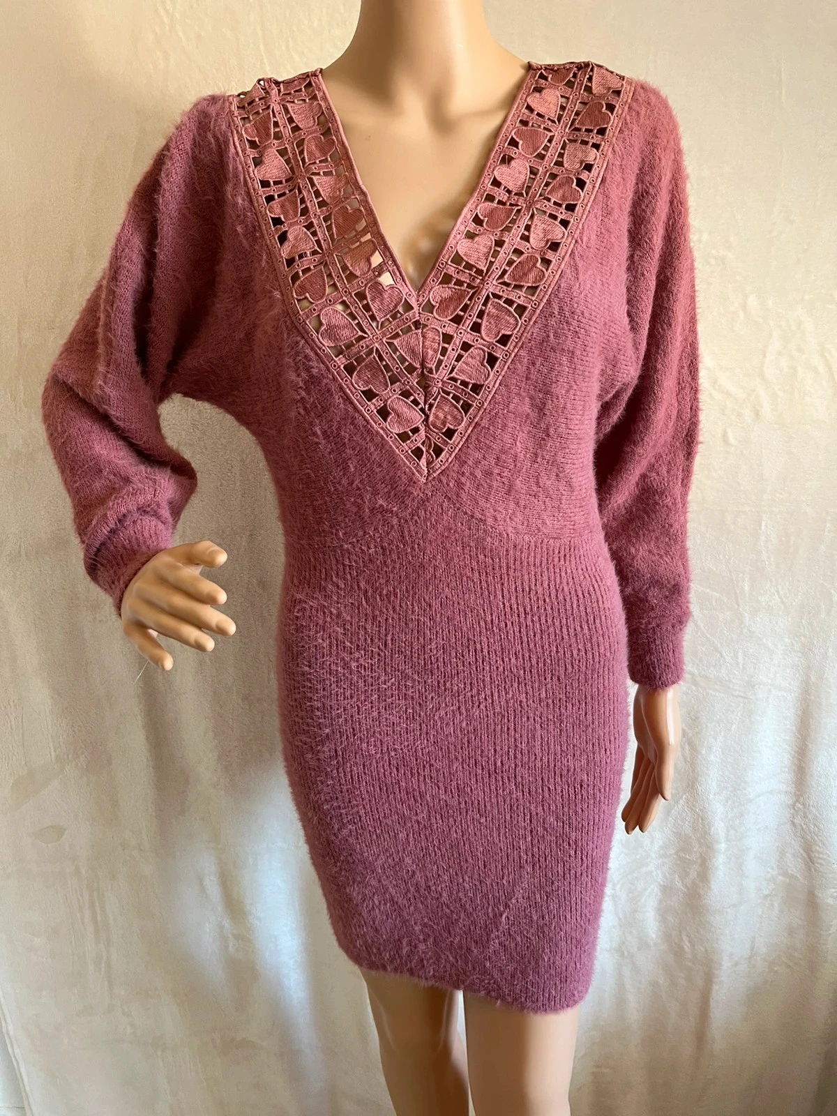 robe pull rose effet cocooning ultra tendance 💕
